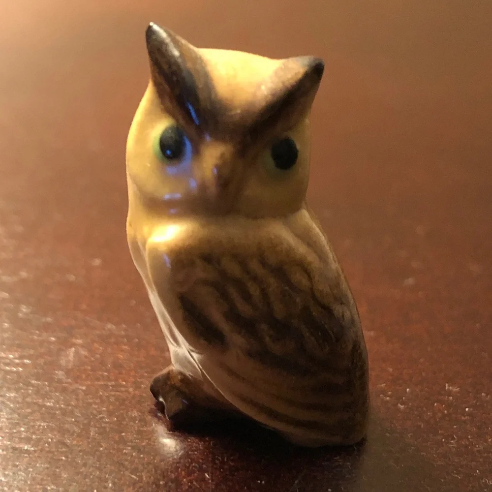 Vintage HAGEN RENAKER Miniature Owl Figurine